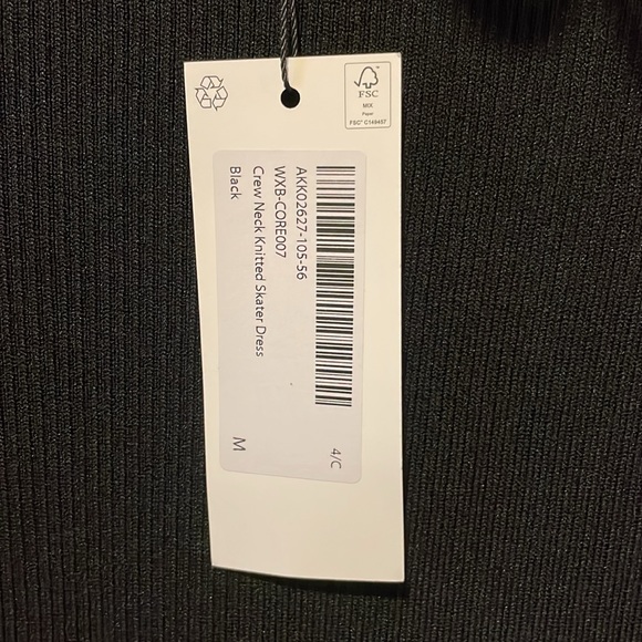 🆕 Karen Millen Crew Neck Knitted Skater Dress NWT - Picture 3 of 9